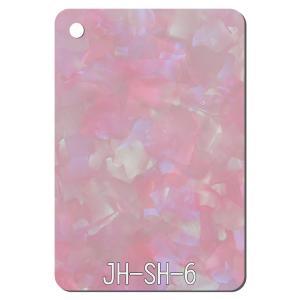 1.25g/cm3 Pattern Acrylic Sheet Pearlescent Mineral Crystal Sheet