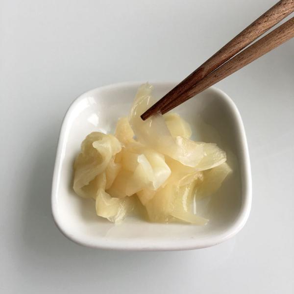 Buy 20% Moisture Pickled Sushi Ginger Japanese Style White at wholesale prices