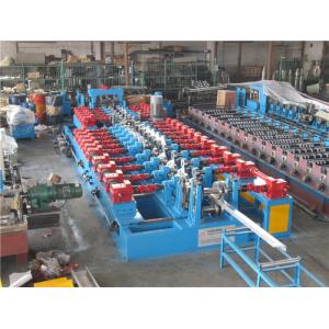 Cr12 C Purlin Roll Forming Machine , Corrugated Iron Sheet Making Machine 550mm