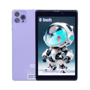 Quality C Idea Portable 8 In Android Tablet PC 8GB RAM 512 GB Android 12 Tablet IPS HD Display Quad Core CM818-Purple for sale