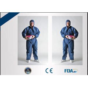 China Tear Resistant Disposable Protective Wear , Flame Retardant Disposable Coveralls on sale