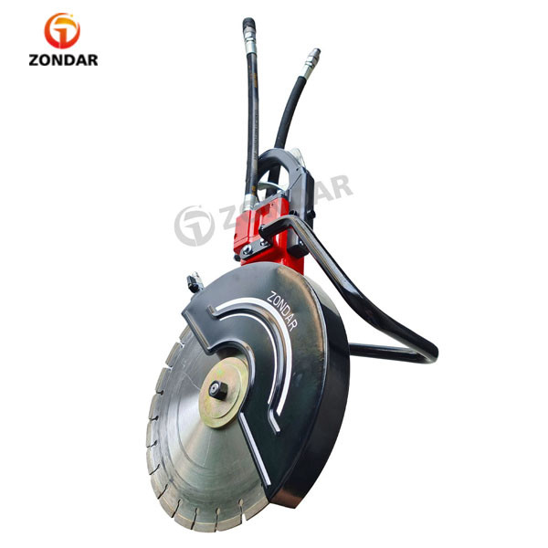 Buy powerful 130mm Hydraulic Concrete Cutting Saw Maximum Cutting Depth 5.5inch at wholesale prices