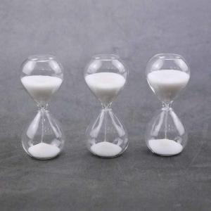 White Mini Hourglass Sand Timer 1 Minutes Shower Timer Hourglass