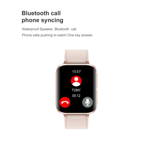 DT93 Smart Watch Men 1.78 Inch 420*485 DIY Watch Face Pressure Oxygen ECG Mp3 Music Heart Rate Smartwatch