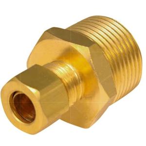 3/8" OD COMP X 3/4" MIP Lead Free Brass Compression Fitting