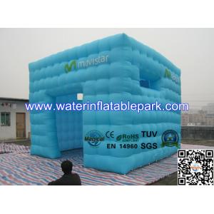 Sky Blue 5x5m Inflatable Tent For Advertising , 4 Season Outdoor Tent