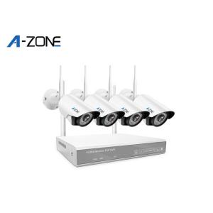 4 Channel Wireless Ip Security Camera Nvr System 2MP Support Smart Phone