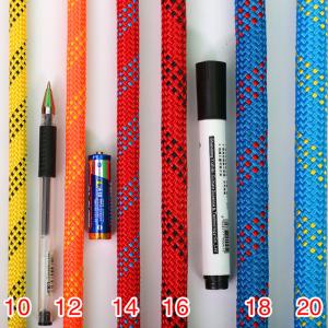 8mm-20mm Polypropylene Rope Blue Rescue Solid Braid Polypropylene Rope