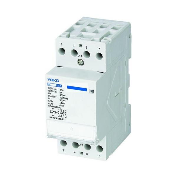 Buy 24V Household AC Contactor With Screw Mounting And 4KV Rated Impulse Withstand Voltage at wholesale prices