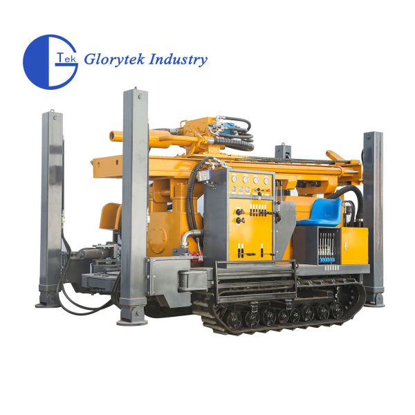 Buy GL180R Rubber Crawler Type Water Well Drill/Drilling Rig Drilling Geothermal Pump Wells at wholesale prices