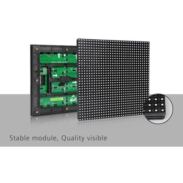 Outdoor Qatar P6 LED Stadium Advertising Boards High Color Uniformity Safe Maintenance