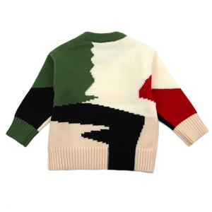 Custom Knitted Pattern 100% Cotton Wool Woolen Yarn Color Combination Toddler