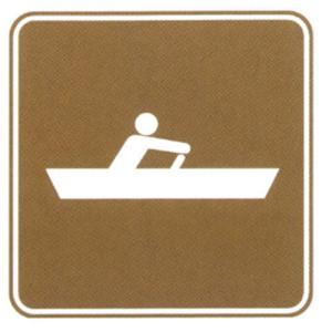 Tourist Attractions Brown Travelling Sign Reflective Film Sheet and Aluminum