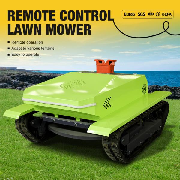 Wholesale Direct zero Turn Mini Rc Robot Lawn Mower Crawler Remote Control Lawn Mower