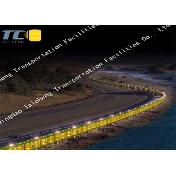 PU And PVC Rolling Guardrail Barrier ISO Standard 7