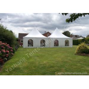 Fast Setting Up Strong High Peak Tents / Aluminum Structure Tent Wind Resistant