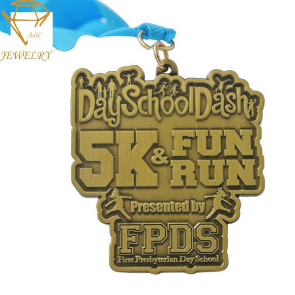 Buy Antique Metal Trophies Championship Medals With Ribbon at wholesale prices