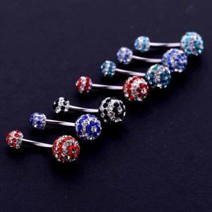 Wholesale Factory Price Fancy Ferido Ball Design Belly Navel Rings Piercing