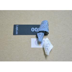 Non-residue VOID Security Labels used for seal customise packages