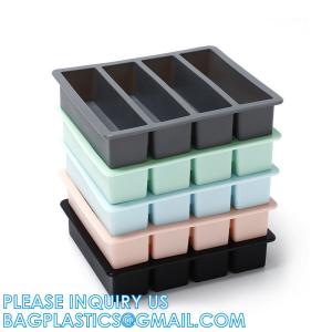 Silicone Ice Cube Molds With Removable Lids Reusable And BPA Free For Whiskey,