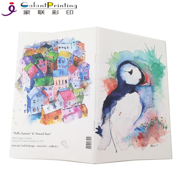 Color Cover Custom Planner Printing For Office Stationery Anti - Counterfeiting Finishes