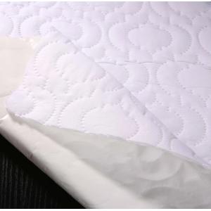 Waterproof Microfiber Memory Foam Mattress Protector Heat Pressing Pattern King
