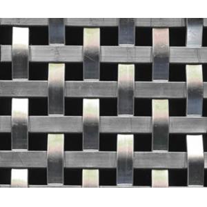 SS Flat Architectural Woven Wire Mesh Metal Screen Facade Weather Resistant