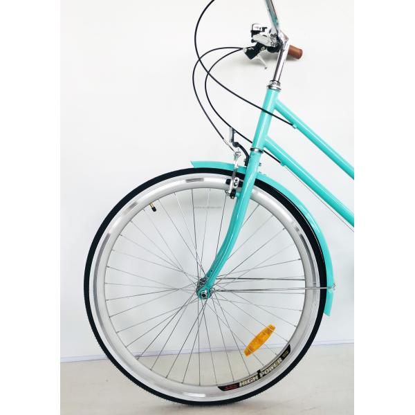 CPSC Colorful 700C CE Hi-Steel Lady City Bicycle with Aluminum Alloy Rim and 7 Speeds