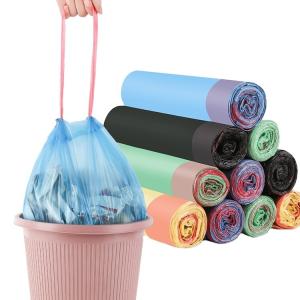 Environmentally Friendly Drawstring Garbage Bag for Kitchen Waste HDPE Material