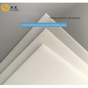 LED Lamp 1mm Milk White Polystyrene Plastic Sheets