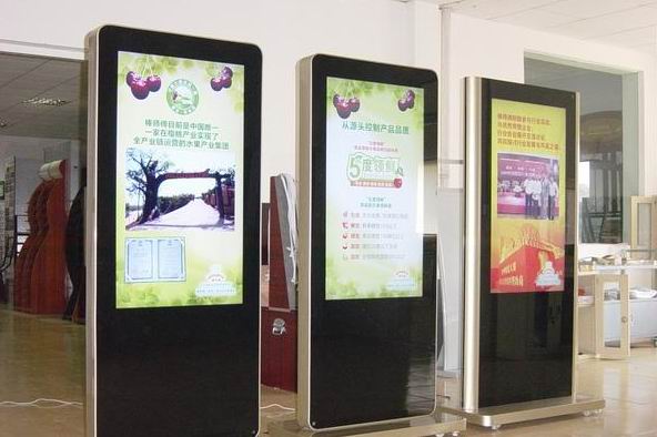 1000:1 Contrast 3G Digital Signage , 500cd/m2 3G Media Player