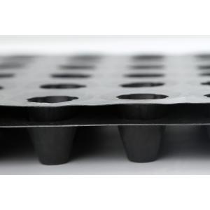 Black White Dimple Plastic Drainage Board For Roof Greening Waterproofing