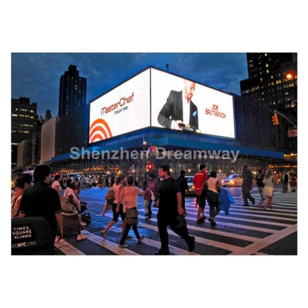 High Refresh Rate DIP546 P16 Outdoor Advertising LED Display with 1R1G1B Full