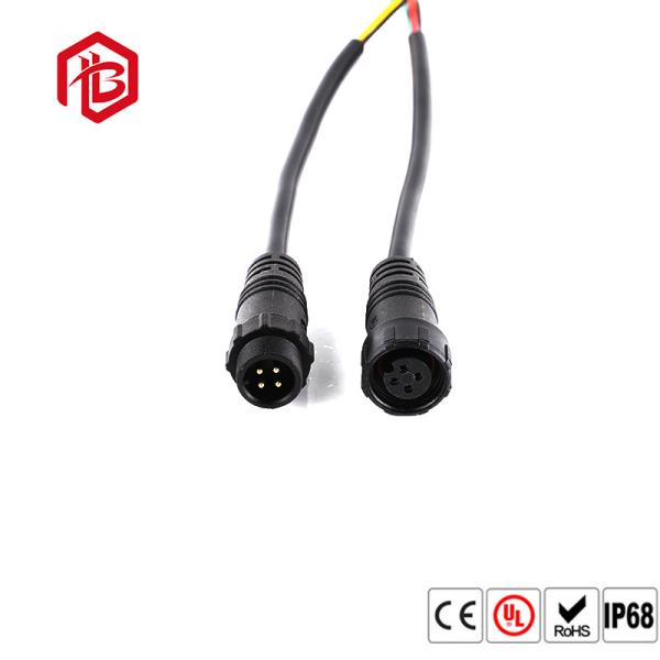 Buy Black Nylon 5 Pin IP68  Watertight Cable Connector at wholesale prices