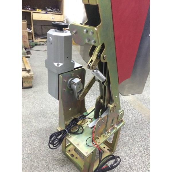 Soft Silica Red Color Telescopic Flap Barrier Mechanism Kits Brushless DC 24V