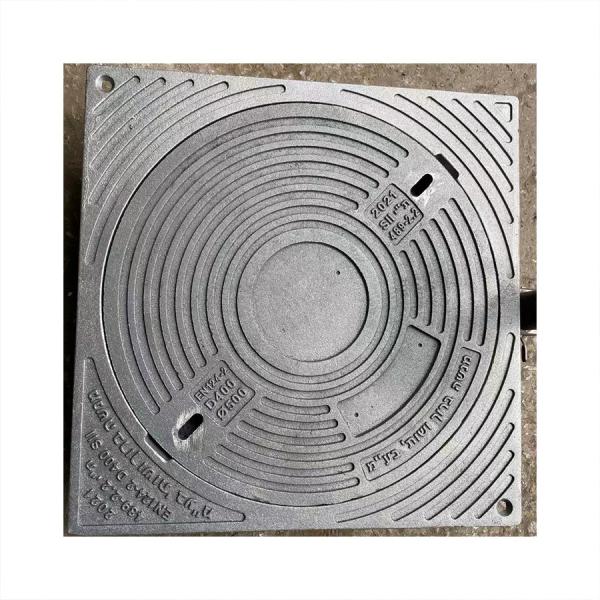Buy EN124 D400 φ500 Metal Manhole Cover Municipal Construction at wholesale prices