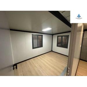 Foldable Expandable Container House With Insulation Fireproof Rock Wool Panels