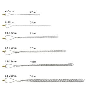 Cable Pulling Grip With 5mm Nut Flexible Eye Kit Galvanizing Steel Antislip Pipe