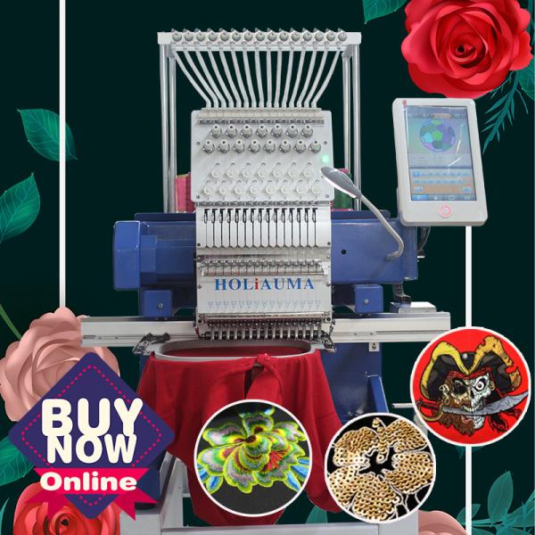 Famous like tajima 450*650 newest single head computer embroidery machine cap t