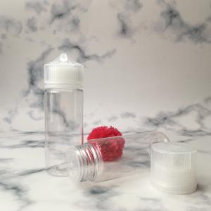 Quality E Liquid Round PET Bottle Variety Pack Childproof Neck Transparent 10ml - 100ml Size for sale