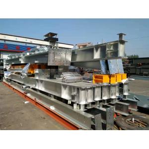 Q235B Warehouse Steel Structure With Yellow Crane Beam Recyclable