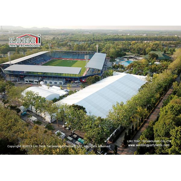 Outdoor Aluminum Marquee Tent With PVC Window Sidewalls Around For Flower Show