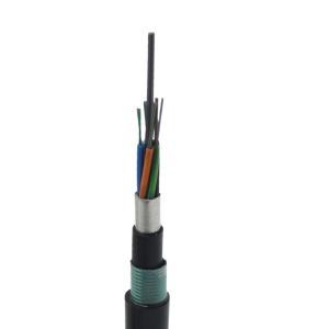 PE Jacket G652D Fiber Optic Cable Moisture / Rodent Proof GYTA53 Fiber Optic