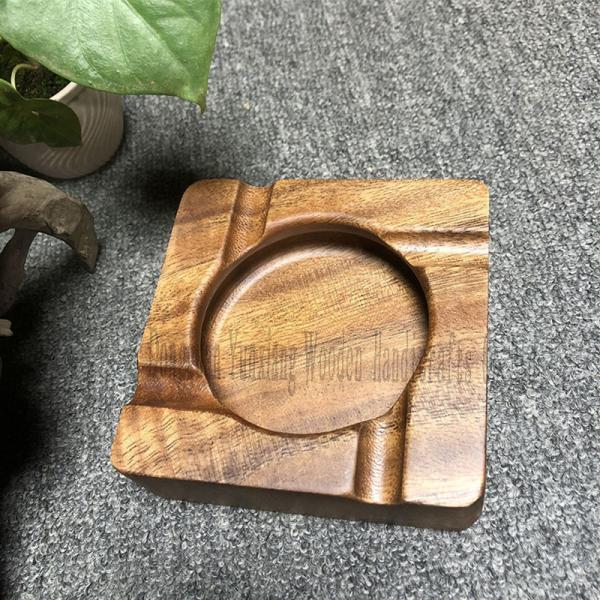 Walnut Cigar Ashtray Household Ashtray Smoking Creative Personality Ornaments
