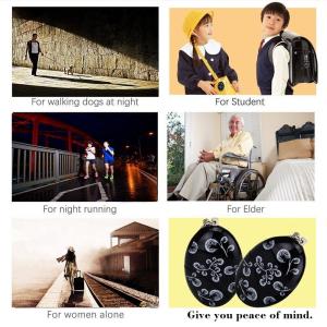 120dB Loud Emergency Personal Alarm Keychain SOS Self Defense