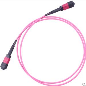 OM3 OM4 MTP MPO Fiber Cable 8 12 24 Cores Singlemode / Multimode Type