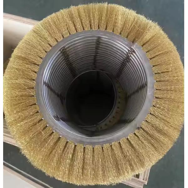 Double Stainless Steel Belt Spiral Roller Brush With Or Without Shaft