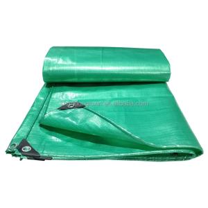 Custom HDPE Tarpaulins for Truck Car Double-sided Green PE Tarpaulin Width 2m-100m