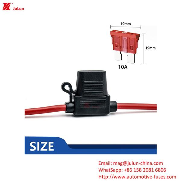 Buy Maximum Voltage 72VDC Car Fuse Holder Waterproof High Temperature Resistant at wholesale prices