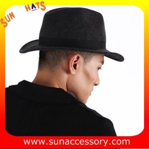 0070371 Sun Accessory customized winter wool felt fashion style fedora hats ,men